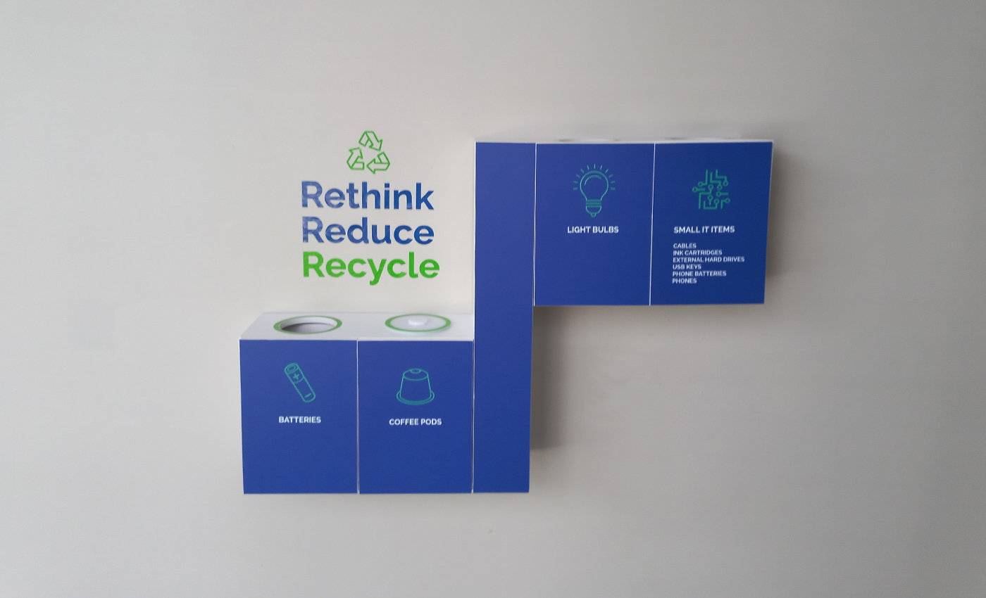 Oficea encourage le recyclage dans ses bureaux