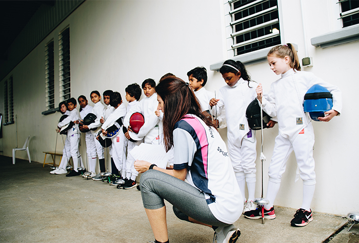 Fencing in Moka!